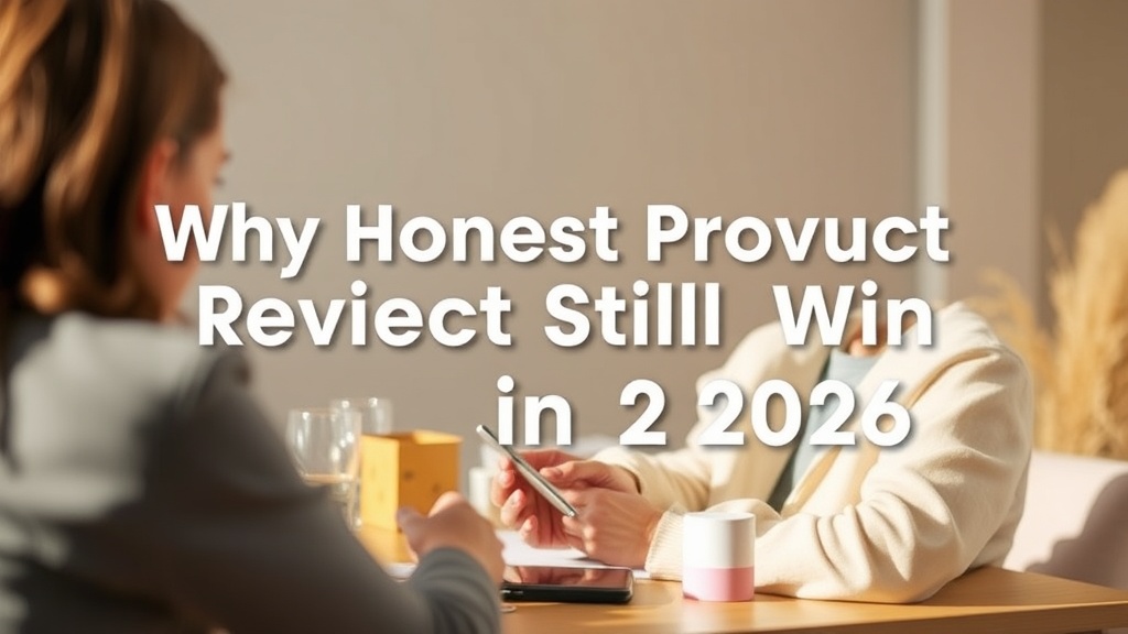 Why Honest Product Reviews Still Win in 2026
